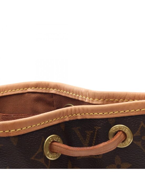 Louis Vuitton Backpack Montsouris Canvas Leather